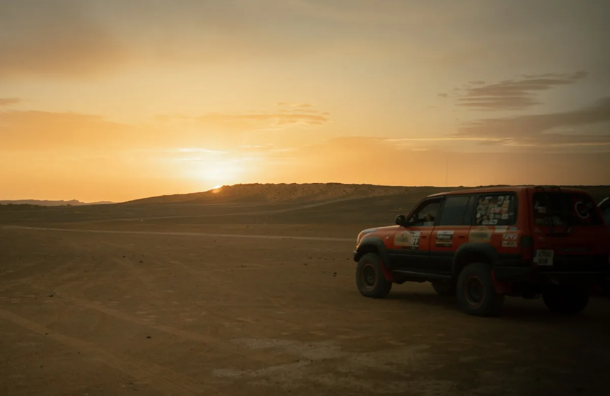 Atardecer desierto